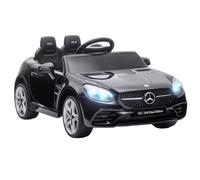 AIYAPLAY Macchina Elettrica per Bambini 3-6Anni 12V Mercedes SLC 300 Nero
