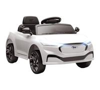 AIYAPLAY Macchina elettrica per bambini Ford Mustang Mach-E 12V Bianca