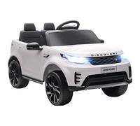 AIYAPLAY Macchina Elettrica per Bambini Land Rover Bianca con Telecomando