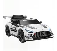 AIYAPLAY Macchina Elettrica per Bambini Mercedes-AMG GT3 12V Bianco