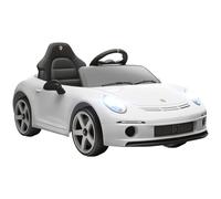 AIYAPLAY Macchina per Bambini 3-5 Anni con Licenza Ufficiale RUF GT, Telecomando, Cintura di Sicurezza e Musica, Bianco Aosom Italy