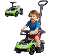 AIYAPLAY Macchina per Bambini con Maniglione e Barriera di Sicurezza