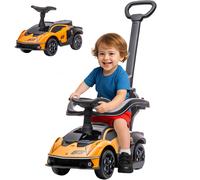 AIYAPLAY Macchina per Bambini con Maniglione e Barriera di Sicurezza