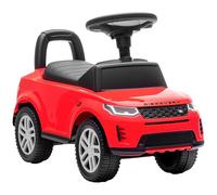 AIYAPLAY Macchina Primi Passi per Bambini Licenza Land Rover Discovery con Clacson e Spazio Portaoggetti, Auto per Bambini in PP e Acciaio, 65.5x28x42 cm, Rosso