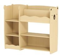 AIYAPLAY Mobile Portagiochi per Bambini con Ripiani Aperti e Scomparti