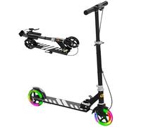 AIYAPLAY Monopattino per Bambini con Ruote Luminose, Freno, Monopattino Pieghevole Regolabile in Altezza, Kick Scooter per Bambini e Adolescenti 3-8 Anni, City Roller fino a 50 kg