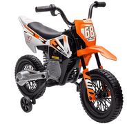 MOTO ELETTRICA AIYAPLAY IT370-335V90OG - Ride-On per 3-6 Anni con Ruote Ammortizzate e Musica