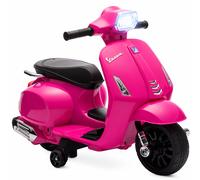 AIYAPLAY Moto Elettrica per Bambini Licenza Vespa Ufficiale 6V Bianco