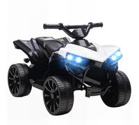 AIYAPLAY Quad Elettrico per Bambini 3-8 Anni 6V con Fari LED e Musica