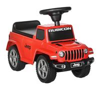 AIYAPLAY Scivolo auto con clacson e spazio di archiviazione, auto per bambini con protezione antiribaltamento e fari per bambini dai 18 mesi in su, rosso, 63,5 x 29 x 42 cm