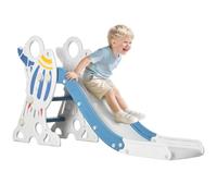 AIYAPLAY Scivolo per Bambini a Tema Spaziale Blu Bianco e Grigio
