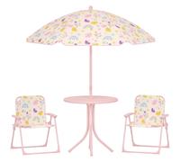AIYAPLAY Set da Giardino 4 Pezzi per Bambini con Motivo a Farfalla e Arcobaleno