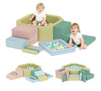 AIYAPLAY Set di 15 Costruzioni Morbide per Bambini 3-6 Anni con 200 Palline