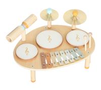 AIYAPLAY Set Strumenti Musicali per Bambini da 2+ Anni con Tamburi e Xilofono