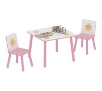 AIYAPLAY Set Tavolo e 2 Sedie per Bambini da 3-8 Anni