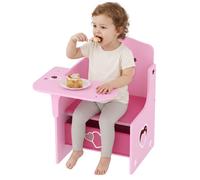 AIYAPLAY Set Tavolo e Sedia per Bambini 3-5 Anni con Contenitore