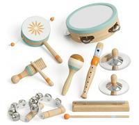 AIYAPLAY Strumenti Musicali per Bambini, Set Percussione Montessori