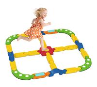 AIYAPLAY Struttura di Equilibrio per Bambini, interattivo e antiscivolo, in Plastica, Multicolore Aosom Italy