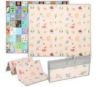 AIYAPLAY Tappetino Gioco Neonato con Numeri e Lettere in XPE Multicolore