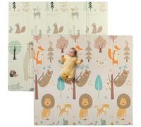 AIYAPLAY Tappeto per Bambini 0-6 Anni da 3.45㎡ a Tema Bosco, Multicolore