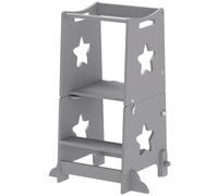 AIYAPLAY Torre Montessoriana per Bambini Convertibile con Barra in Legno