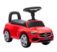 AIYAPLAY Ufficiale Mercedes-Benz Auto spinta con clacson 18-36 mesi Rosso | Deambulatore scorrevole, suoni motore, vano sotto il sedile, poussette per bambini