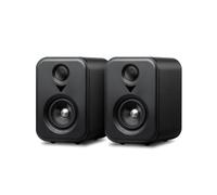 AIYIMA S400 Altoparlante da scaffale attivo 2.1, 3" (7,6 cm), 80 W, altoparlante attivo HiFi stereo, Bluetooth 5.3, ottico, USB, RCA, Sub-Out, Bluetooth Bookshelf altoparlante per PC e home theater