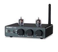 AIYIMA T1PRO - Preamplificatore per Tubo Audio Domestico, Mini Ricevitore Bluetooth 5.1 QCC3040 APTX-HD Con Regolatori Sonori Bassi e Uscita Trigger