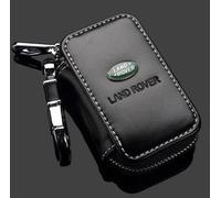 AIYING Pelle, Custodie per Chiavi Auto, Portachiavi con Telecomando, Portachiavi, Accessori Decorativi, per Land Rover Defender Discovery 3 4 Range Sport Evoque Freelander 2,bla-CK