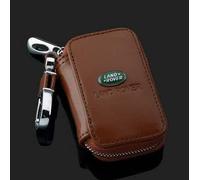 AIYING Pelle, Custodie per Chiavi Auto, Portachiavi con Telecomando, Portachiavi, Accessori Decorativi, per Land Rover Defender Discovery 3 4 Range Sport Evoque Freelander 2,Brown