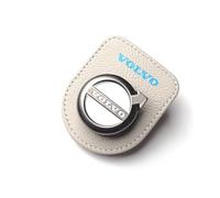AIYING Pelle, Porta Occhiali da Sole per Auto, Clip Occhiali da Sole per Auto, Clip Biglietti, Accessori Decorazione Interni, per Volvo XC60 S40 S60 S90 XC40 XC70 XC90 V40 V60 V90 S80 S80L,Beige