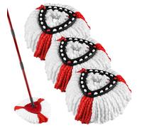 Aiyiried Testina di Ricambio Per Mop in Microfibra Umido e Asciutto Compatibile Con Vileda Turbo 2in1 Mop Panno di Ricambio Per Mops