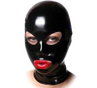AIYOUBRS Maschera Sexy a Faccia piena Lattice Sesso Cerniera Posteriore Adatto per Cosplay E Spettacoli A Scena(Size:M-65CM)