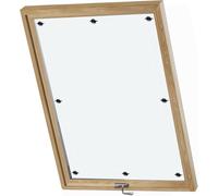 AIYOUVM Tenda Lucernario Fakro 60x40cm Colore Multiplo, Varie Dimensioni, Tenda Oscurante Rullo Zanzariera Lucernario per Tetti Termica -Bianca