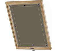 AIYOUVM Tende 37x78cm Poliestere, con Ventose, Tende Oscuranti Grandi Oscuranti per Finestre per Vetri Finestre Tenda -Grigio Scuro