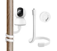 aiyraa Supporto per baby monitor Eufy SpaceView Babyfon, TP-Link Tapo C200/C210/C220, Reolink E1/E1 Pro, supporto flessibile per fotocamera, senza fori, per cameretta dei bambini