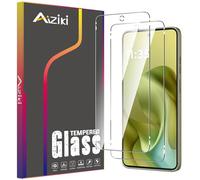 Aiziki [2 Pezzi Vetro Temperato per Moto G86/G86 Power/Xiaomi Poco F7 Pro/Xiaomi 14T/14T Pro, HD Chiaro, Anti Graffio, Anti-Impronte, Durezza 9H Pellicola Protettiva a Copertura Totale