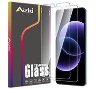 Aiziki Pellicola protettiva per Xiaomi Redmi 17C 5G, in vetro temperato, infrangibile, durezza 9H, protezione completa dello schermo, 2 pezzi