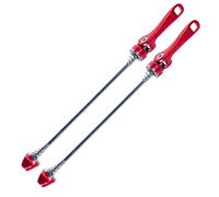 Aizuoni Bloccabile per bicicletta a sgancio rapido | 1 paio di assi del mozzo a sgancio rapido | accessori per bicicletta resistenti alle intemperie per guida sicura manutenzione cambio pneumatici