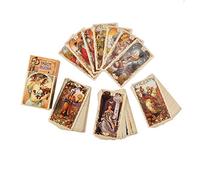 AIZYR 78 Fogli Tarocchi Mucha Tarocchi E Set Guida, Divination Game Props Deck Puntelli di Energy Oracle Cards per Party Board Game