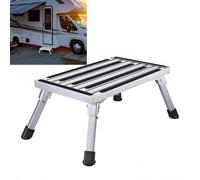 AIZYR Sgabello per Camper Sgabello Pieghevole, Sgabello Multiuso in Alluminio Superficie Antiscivolo Sgabelli per Camper per Cucina, Bagno, Campeggio, Camper
