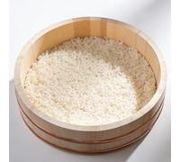 AIZYRLYR Hangiri in Legno per La Miscelazione del Riso da Sushi, Ciotola Giapponese per Riso da Sushi Sushi Oke con Fasce in Rame per Sushi E Insalate di Frutta,33cm