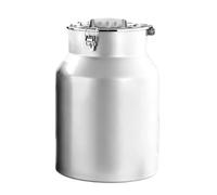 AIZYRLYR Lattiera in Acciaio Inossidabile con Coperchio, Secchio per Il Latte Secchio da Trasporto Contenitore per Alimenti per Riso, Chicchi di caffè, Cereali,10L 22×30cm