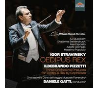 AJ Glueckert; Ekaterina Semenchuck; Alex Esposito; Adolfo Corrado; Luca Bernard; Sebastian Geyer; Massimo Popolizio; Lorenzo Fratini; Tiziano Mancini; Orchestra e Coro del Maggio Musicale Fiorentino; Daniele Gatti - Igor Stravinsky: Oedipus Rex; Ildebrando Pizzetti: Three Orchestral Preludes for Oedipus Rex by Sophocles