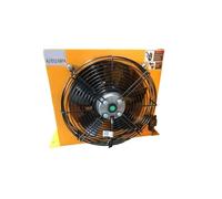 AJ1012T Raffreddatore d'aria idraulico in alluminio, radiatore scambiatore di calore da 100 l/min, for macchinari di ingegneria ambulante Ampia area di dissipazione del calore(12V)