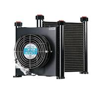 AJ1025T-CA 25L/MIN Flusso Idraulico Di Raffreddamento Ad Aria In Lega Di Alluminio Mini Olio Scambiatore Di Calore Radiatore Operazione stabile