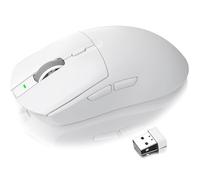 AJ139 G PRO Mouse da Gioco Wireless, Ultraleggero da 59g, Sensore Ottico PixArt PAW3395, 26000 DPI, Batteria di 200 Ore, Connessione 2.4G / Cablata, 6 Pulsanti Programmabili, Compatibile con Pc/Mac