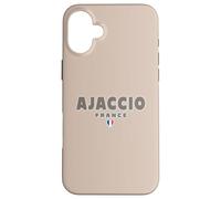 Ajaccio Francia Heart Imprint/Ajaccio Corsica FRA Custodia per iPhone 16 Plus