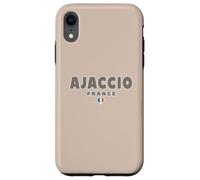 Ajaccio Francia Heart Imprint/Ajaccio Corsica FRA Custodia per iPhone XR