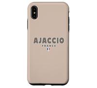 Ajaccio Francia Heart Imprint/Ajaccio Corsica FRA Custodia per iPhone XS Max